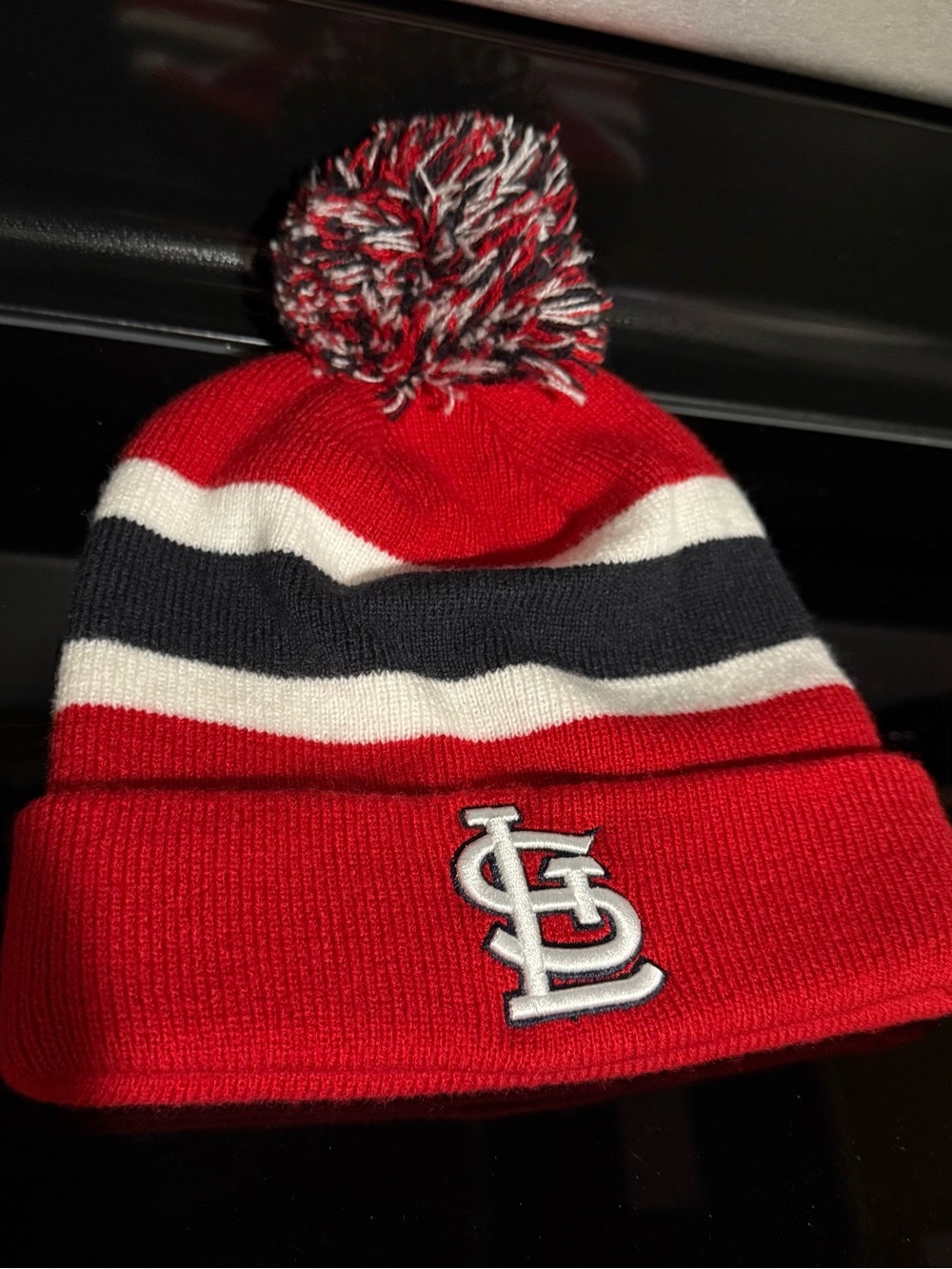 St. Louis cardinals beanie- embroidered logo- fan favorite one size fits all